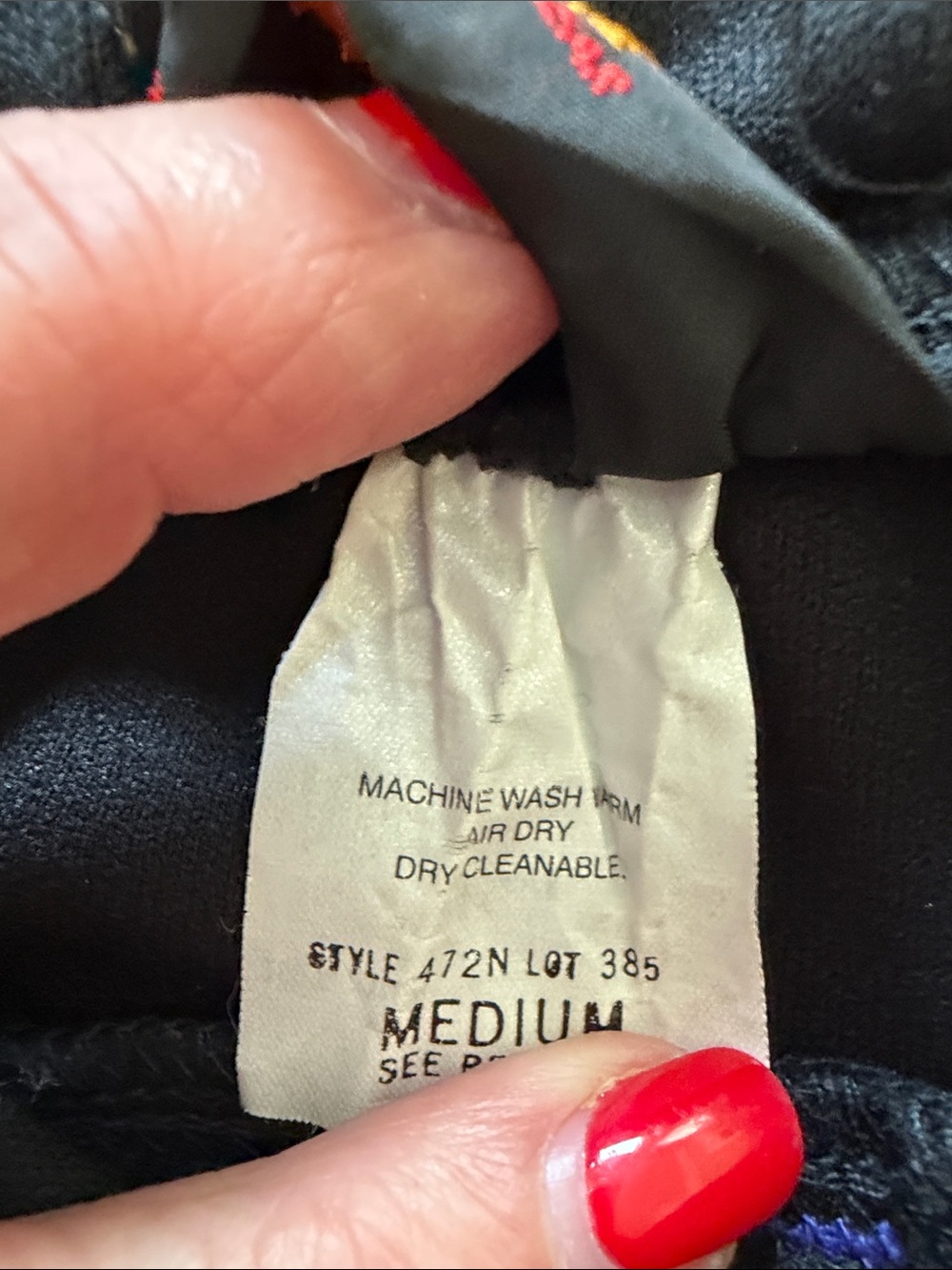 VINTAGE REI BLACK TECHNICAL GUIDE ALPINE PANTS Unisex Medium Zipper Pockets - Picture 7 of 12